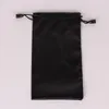 1000ピースの高品質9.5x19cmのマイクロファイバーサングラス布袋描画可能なモバイルパワーポーチパッケージ包装カスタムロゴ印刷