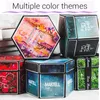 hexagon Surprise Explosion Box DIY Handmade Scrapbook Po Album Wedding Gift Box for Valentine Christmas Gift Boxes 210724