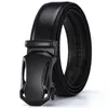 Cinturones 2021 correa masculina metal automático hebilla cinturón hombres de calidad superior de cuero de lujo genuino para