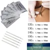 5pcs descartáveis ​​agulhas de piercing de corpo de piercing de corpo médica agulha para um nipple nobigo lábio ingênuo kit de aço cirúrgico