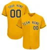 Krótki rękaw Baseball Jersey Dostosowane ścieg Twoje imię i nazwisko / numer Oddychający 052