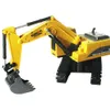 RC Excavator Toy Diecast Truck Crane Model Toys for Boys Electric Vehicle Kid Gift Engineering Car Dump