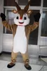 High qualitylue Brown Deer Mascot Costume Halloween Christmas Fancy Party Cartoon Character Outfit Suit Adult Women Men Dress Carnival Unisex Adults