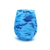 Soft Silicone garrafa de água dobrável copo esportes camuflagem copos de cerveja cópia digital shatterproof antiderrapante vidros de vinho