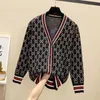 22SS Mistrz Sweter Kobiet Woolen Swetry Dla Panie Płaszcze List Top Wrap Jumper Woman Pullover Dzianiny Swetry Rozmiar S-XL