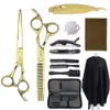 Professional dressing Kit 6 Inch Stainless Steel Scissors Tail Cloak Haircut Comb Styling Tool