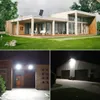 120W 6500-7000K 126 LED Set di luci da campeggio Lampada da parete impermeabile Pannello solare Flood Outdoor Garden
