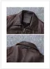 Veste en cuir rétro moto pour homme manteaux occasionnels HIP HOP Tops HOP HOP TOPS OUTERWEAR OVERTWAR SURFAT BIKER BRECKER S-XXXXL Vintage Manteau de Cowhide Brown