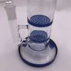 Glas-Wasserpfeifen Honeycomb Perc Dab Rigs