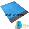 83 "x 79" SandFree Beach Coperte impermeabile Camping Mat da terra portatile Pocket Picnic Mat