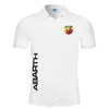 Neue Marke Poloshirt Männer Baumwolle Mode Einfarbig Abarth Poloshirt Sommer Kurzarm Casual Business Polos Shirts 210329