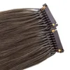 Nouvelle Arrivée Top Qualité Cuticule Aligné Remy Cheveux 6D Pré-collé Extensions de Cheveux Humains Noir Brun Blonde Couleur 613 # 0.8Gram un brin 300 brins Pack