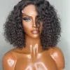 Indien Deep Curly Lace Front Wig Perruques de cheveux humains pour les femmes noires Wave hd Glueless Closure Prelucked Hairline 150% denstiy