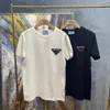 Polo Masculino Plus Tees Gola redonda bordada e estampada estilo polar roupa de verão com algodão puro street 352f