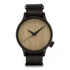 Mode décontracté Wooden Wooden Woods Hommes et femmes Bambou de luxe Hommes d'affaires de quartz Montre-bracelet