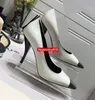 Foto reale Moda Donna Scarpe Pelle verniciata nera Punta quadrata Sexy tacchi alti sottili tacchi a spillo Zapatos Mujer Pompe da festa