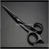 6 "Black Hair Cutting Scissors Kapper Kits Clipper Japanse Kappers Schaar Haarschaar voor Qltfo HQBWD