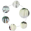 Hoge Kwaliteit Witte kunstmatige zijde Bloem String Gesimuleerde Wisteria Garland 3 Vorken Encryptie Plant Rattan Voor Bruiloft Home DIY Decoraties