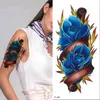 Belly/Waist Full Arm Waterproof Tattoo Temporary Tattoos Sticker Flower Water Transfer Tatoo Bady Art For Woman And Girl