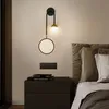 Applique murale LED moderne boule ronde chambre chevet fond créatif éclairage nordique luxe salon applique allée décor lumières