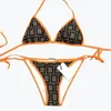 Designer Bikini Women Swimsuit Bikini Conjunto de roupas de banho de biquíni de biquíni