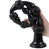 Lungo anale Dildo Colon Plug Big Bead Strapon giocattoli adulti del sesso Donne / Uomini Massaggiatore prostatico Ventosa Vagina Ano Masturbatore Bacchetta Y201118