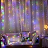 Kerstversiering 3M Led Solar Light Gordijn Guirlande Vrolijke Decoratie Voor Thuis Ornamenten Kerstcadeaus Navidad 2021 Jaar 2022258v