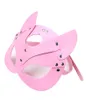 Porno fetish hoofdmasker zweep BDSM bondage beperkingen PU lederen vos halloween maskers rollenspel seksspeeltje voor mannen vrouwen cosplay games