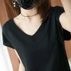 Oversized basic Summer loose Sweater Pullovers Women Casual v-neck short Sleeve Knit thin Sweater Female Jumpers solid sweater 210604