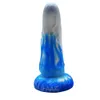 Plug anal en silicone de massage Couleur unique combinaison unique charme unique GreenBlack ventouse gode sex toys pour femmes magasin de jeux pour adultes