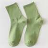 Şeker Renk Kadınlar Kız Rahat Spor Çorapları Katı Pamuk Nefes Çorap Moda Hosteri Parti için Moda Çorap