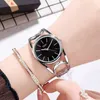 Luxury GEDI Brand Rose Gold Plated Bracelet Watche Ladies Crystal Elegant Dress Quartz Wristwatches Relogio Feminino 210616
