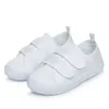 Çocuk Beyaz Performans Ayakkabı Anaokulu Öğrencileri Kapalı Kanvas Ayakkabılar Kızlar Dans Spor Çoklu Stilleri Ayakkabı 210713