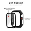 iWatch PC Hard Case met gehard glas 38 mm 42 mm 40 mm 44 mm 41 mm 45 mm 49 mm voor Apple Watch 8 7 6 SE 5 4 Cover 360 Volledig scherm Beschermer Watchband Cases