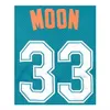 Nikivip Ship från US Jackie Moon 33 Coffeeblack 7 Basketball Jersey Flint Tropics Semi Pro Movie Men All Songed S-3XL High Quality