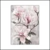 Konst, hantverk Gåvor Gardenflowers Art Canvas Målningar Floral Posters Prints for Nordic Badrum Vardagsrum Heminredningsvägg Bilder FarmH