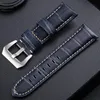 Bands de montres Luxury Montres STRAP Men de haute qualité Veille de montre en cuir véritable 20 mm 22 mm 24 mm 26 mm nœud noir courroie bleu marron 2709707