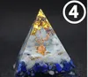 Geometrisk hänge ljusläkande kristall orgone pyramid sten handgjorda harts chakra hem dekoration energi generator för meditation reiki b qylsdg