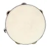 Drum 6 inches Tambourine Bell Hand Held Tambourine Birch Metal Jingles Kids School Musical Toy KTV Party Percussion Toy CCE121672500609