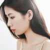 스터드 작은 서클 골드 지르콘 925 스털링 실버 귀걸이 여성 한국 스타일 여성 패션 보석 꽃 귀여운 귀 반지