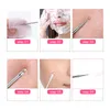 Zilveren Blackhead Comedone Acne Puistje Smemish Extractor Remover Roestvrij Naalden Verwijderen Tools Gezicht Skin Care Porle Cleaner