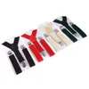 Kids Suspenders Bow Tie Set för 1-10T Baby Braces Elastic Y-back Boys Girls Suspenders Tillbehör 202 Z2