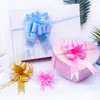 Feestdecoratie 30 stks kleurrijk pull boog lint 30 mm bruiloft auto cadeau wrap bloemist poly kerst verjaardag diy accessorie293t