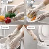 Engångshandskar vattentät gummi latex diskmedel kök hållbart rengöring av hushållsarbeten sysslor