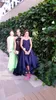 Hi-Low Style Short Prom Klänningar för kvinnor Elegant Satin Navy Blue Evening Party Gowns Plus Size Vestido de Fiesta