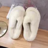 Luxurys designers Women INS Slippers Ladies wool Slides Winter fur Fluffy Furry letters Sandals Warm Comfortable Fuzzy Girl Flip Flop Slipper