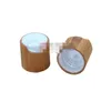2021 24/410 Natural Bamboo Deksel voor cosmetische tonerfles, hoge kwaliteit bamboe-plastic cover, bamboe schijf Top caps