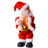Party Decoration Electric Christmas Santa Claus Toy Shake Hips Doll Musik Gift för barn Kids