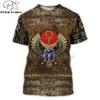 Tutto stampato Misterioso retrò antico Horus Egitto totem 3d magliette maglietta tees estate divertente Harajuku manica corta streetwear-1 210629