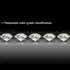Настоящие 100% свободные драгоценные камни Moissanite Diamond CVD Lab 0.3CT до 6CT D Цвет VVS1 Камень отличный нарезка для бриллиантового кольца H1015
